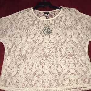 Bobeau lace top